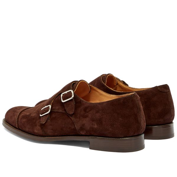 Suede double monk clearance