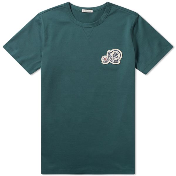moncler green t shirt