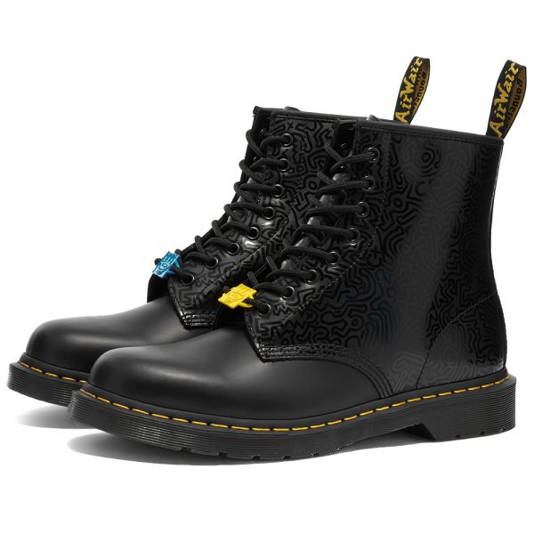 1460 keith haring leather boots clearance