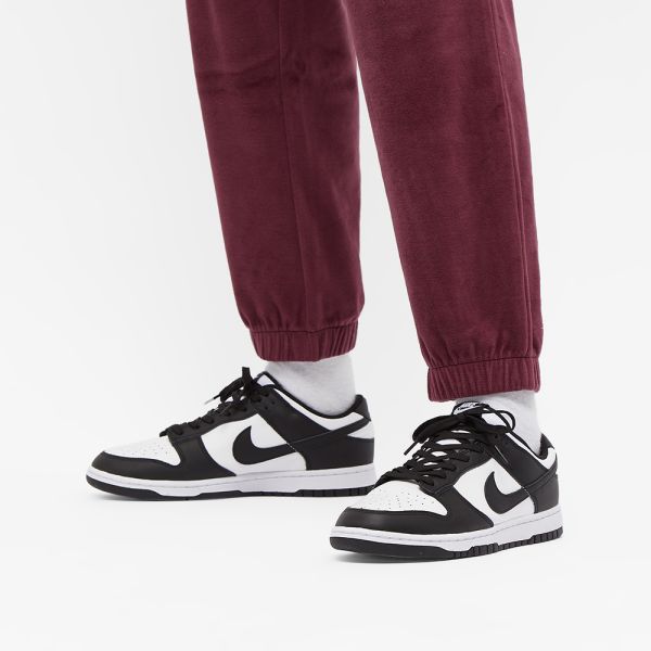 dunk low retro black white