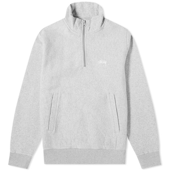 stussy half zip sweatshirt
