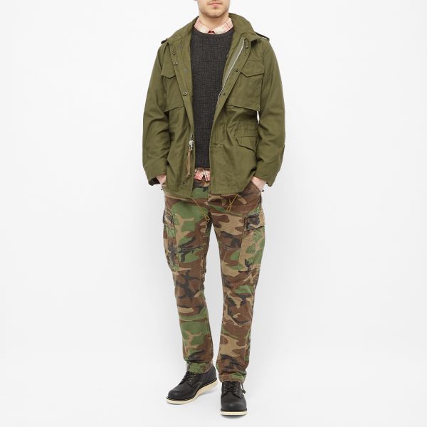 The Real Mccoy S M 65 Field Jacket Olive End