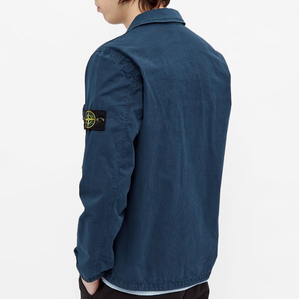 stone island avio blue sweatshirt