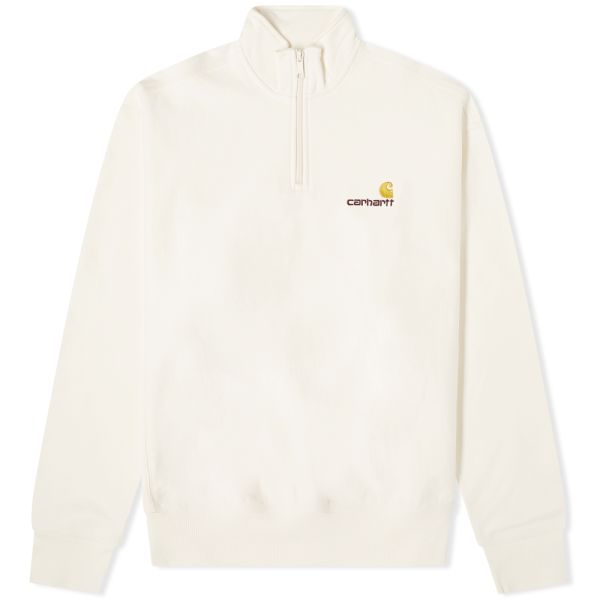 Half zip american script sweat Clearance