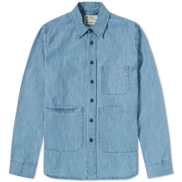 Light blue chore jacket Clearance