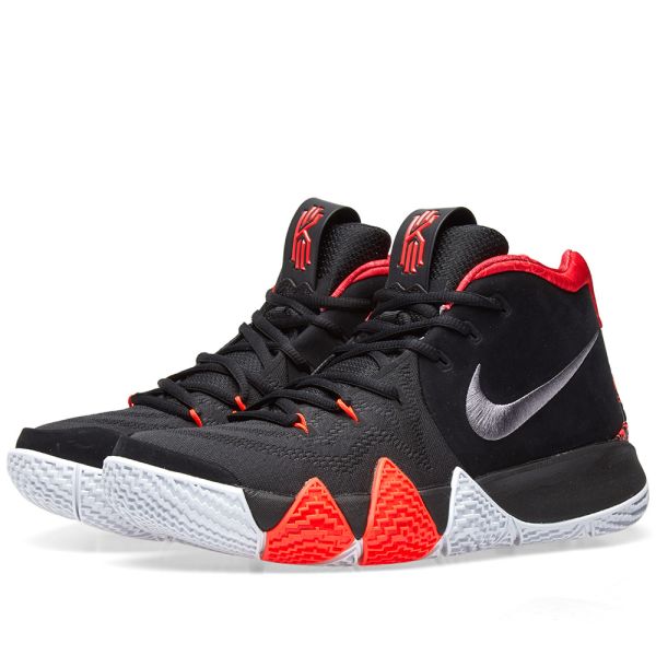 kyrie 4 black grey