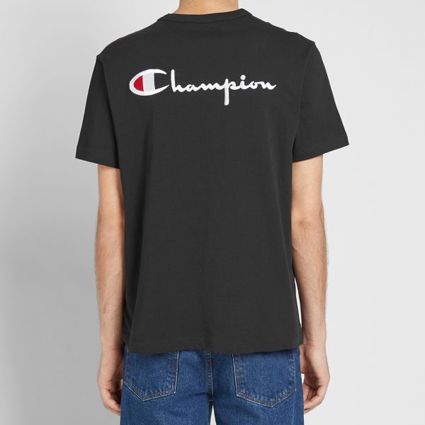 champion black tee