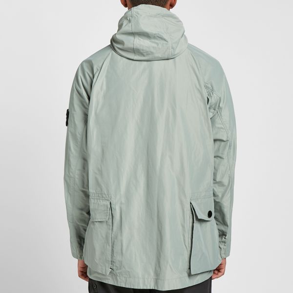 silver stone island overshirt