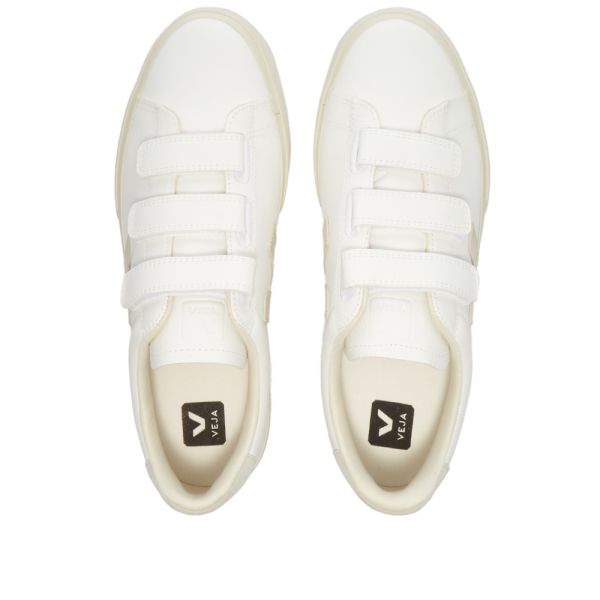 white velcro sneaker