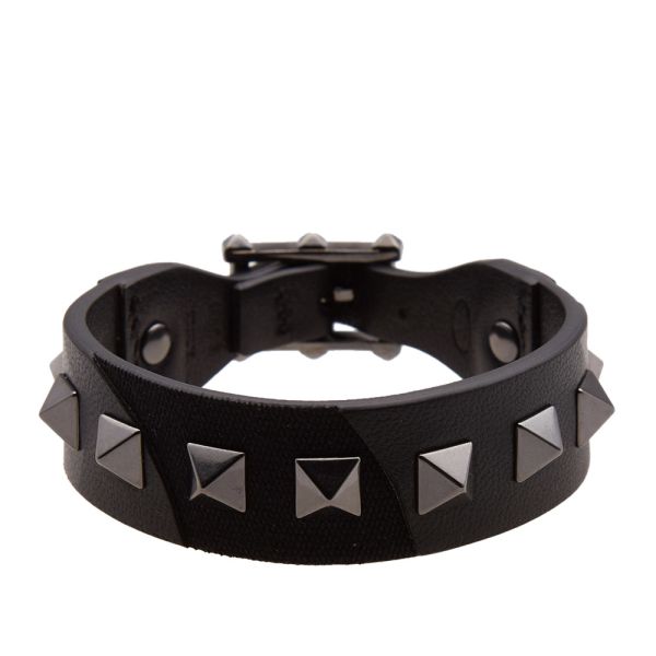 Valentino Rockstud Bracelet Black Camo End Valentino Rockstud Bracelet Black Camo