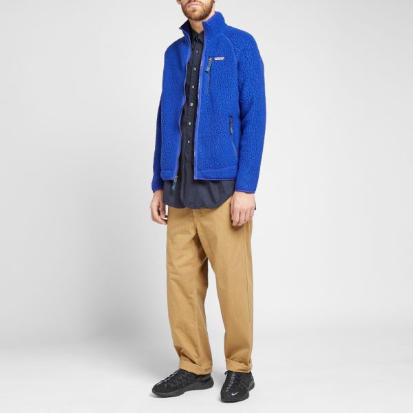 Patagonia retro pile cobalt blue clearance