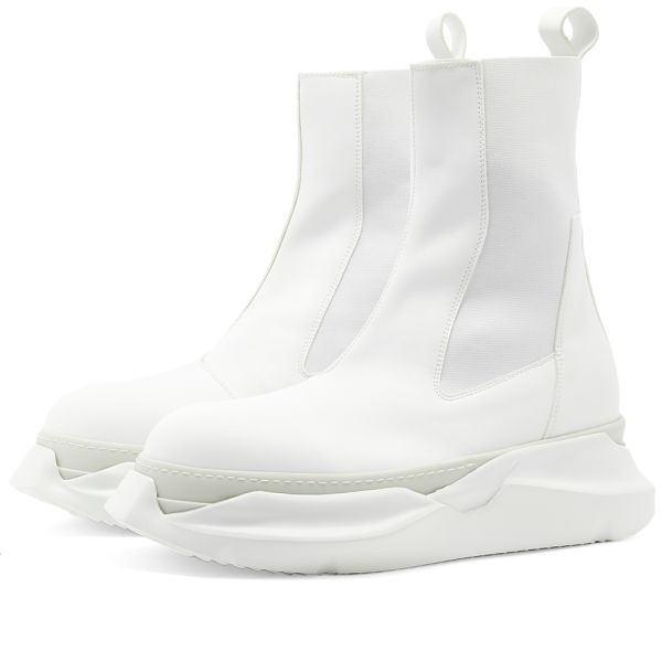 Rick owens white boots clearance