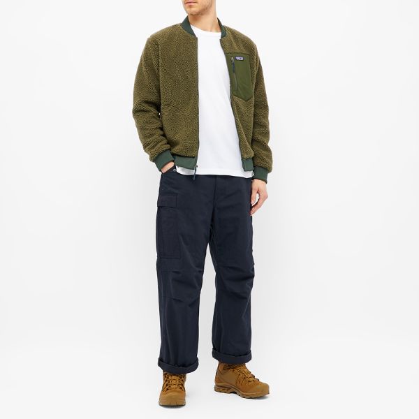 patagonia retro x bomber jacket basin green