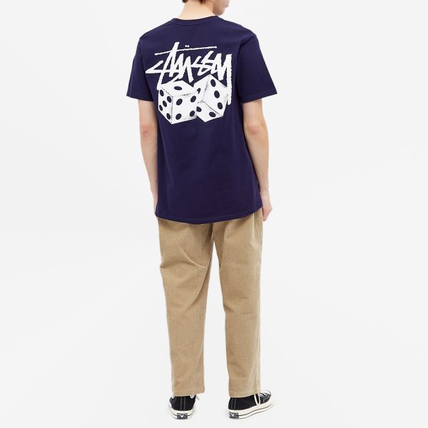 stussy pair of dice tee