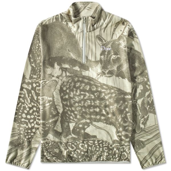 Dime Safari Polar Zip Fleece Jacket Tan END. (US)