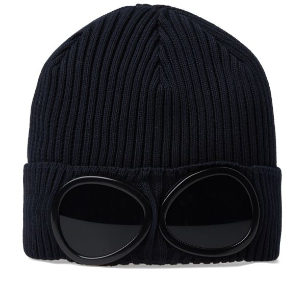 cp company beanie navy