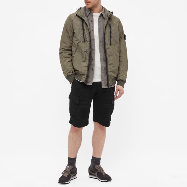 C.P. Company Sateen Cargo Short Black 
