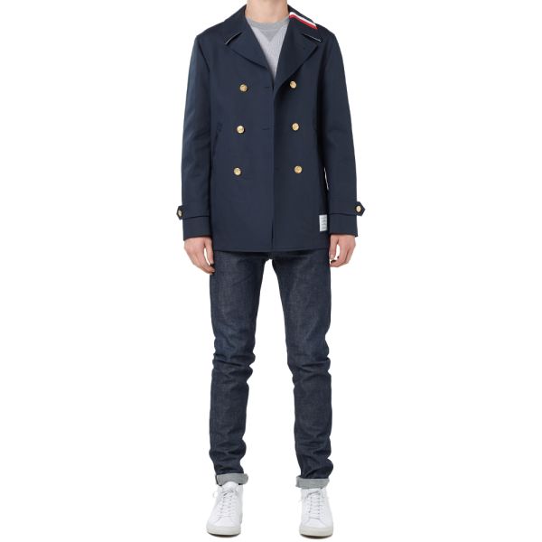 Thom browne peacoat clearance