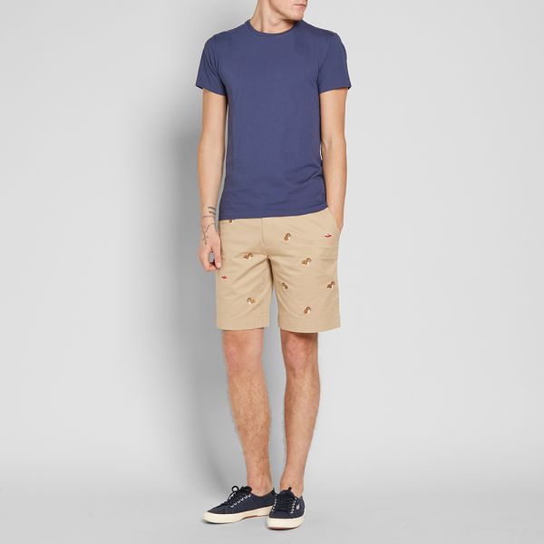 Polo Ralph Lauren Classic Bulldog Embroidered Short Khaki End