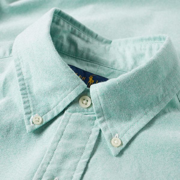 light green ralph lauren shirt