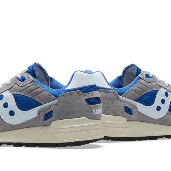 saucony shadow 5000 grey and blue trainers