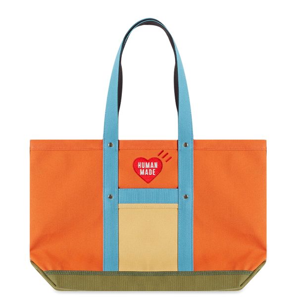 Human Made Multi Color Tote Bag Medium Orange END. (JP)