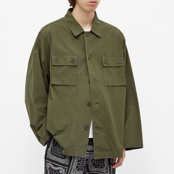 Wacko maria army shirt clearance