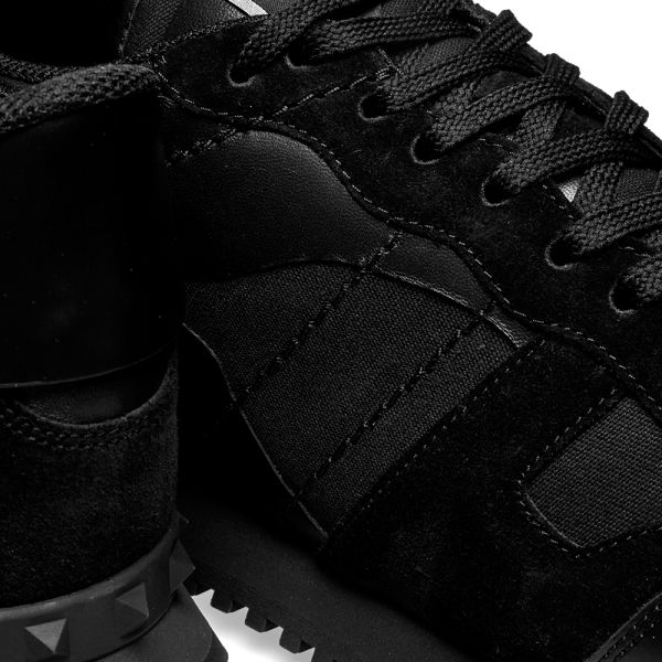 valentino metallic camo rockrunner sneaker