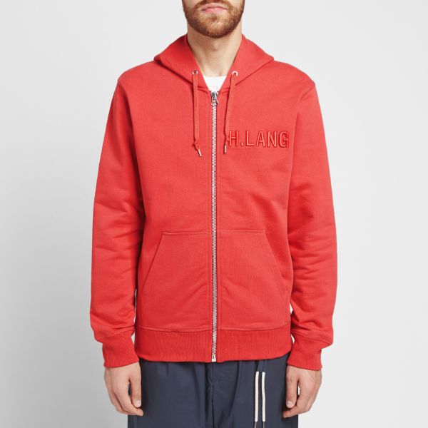Helmut lang red zip up clearance