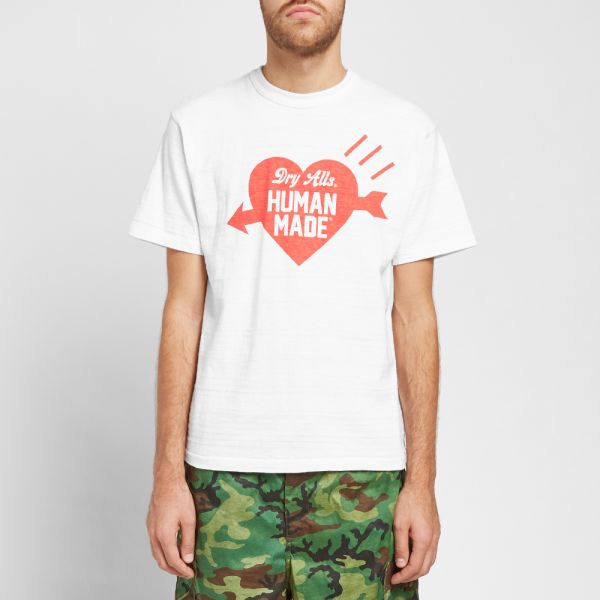 Human made heart t shirt clearance