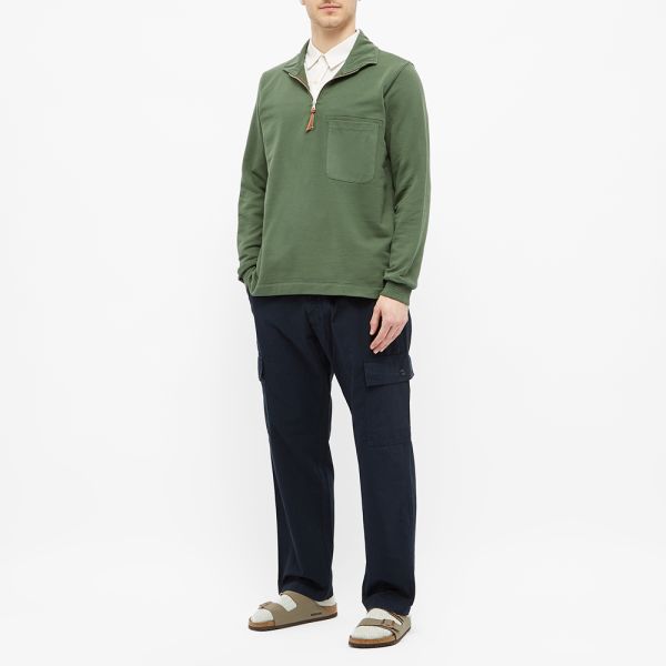 Green quarter zip pullover clearance