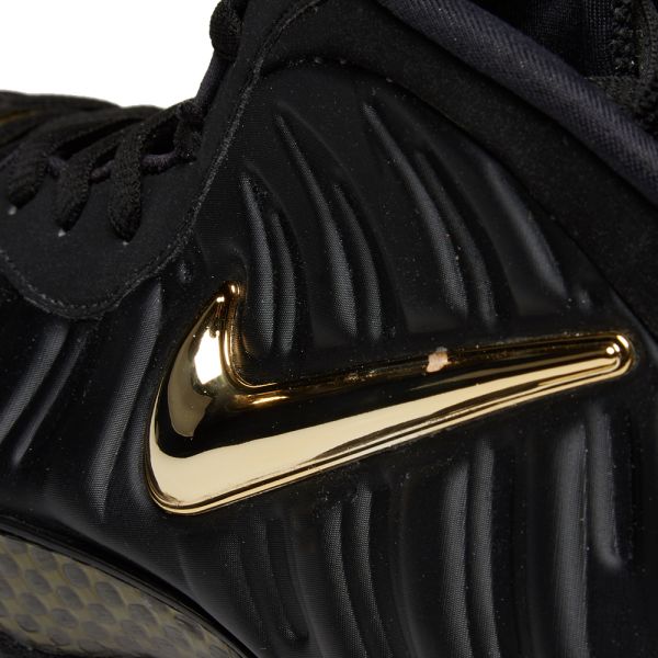 nike air foamposite pro black gold
