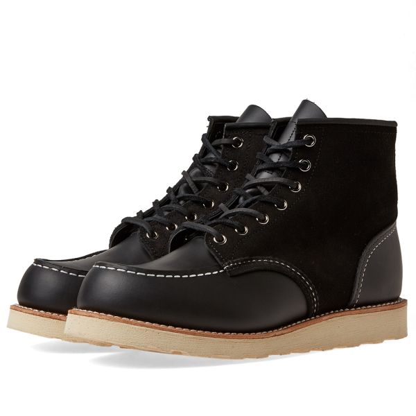 Red wing moc toe black harness clearance