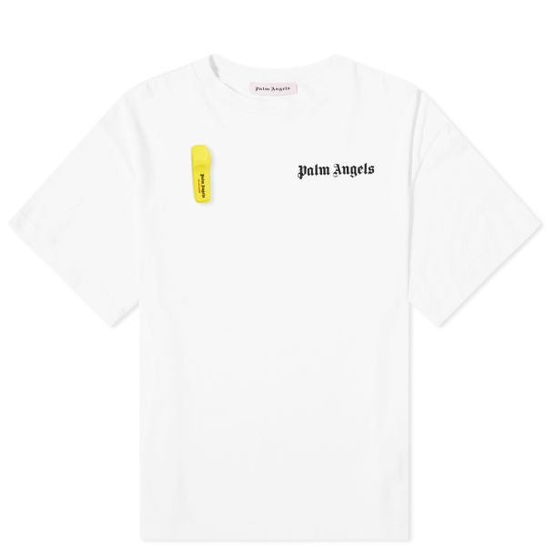 palm angels security tag tee