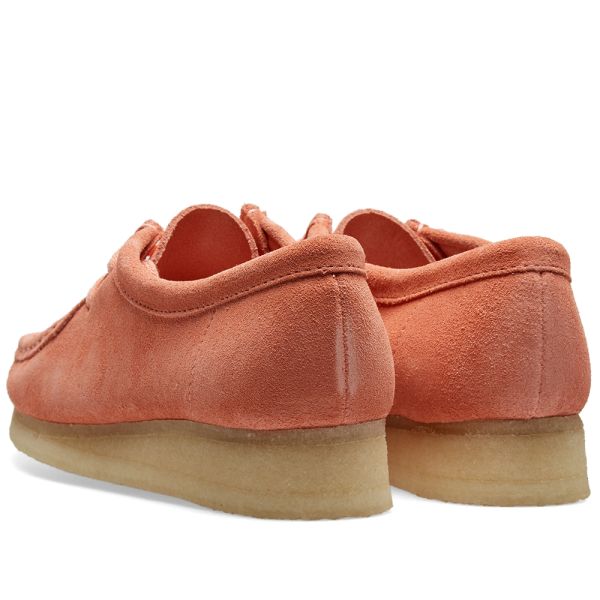 wallabee coral suede