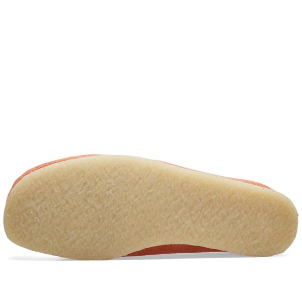 wallabee coral suede