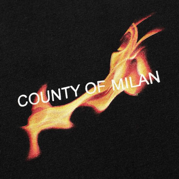 Wallpaper Marcelo Burlon Fireball Tee Black End For Android Free