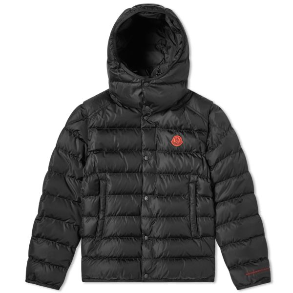 Recycled down hooded bomber clearance