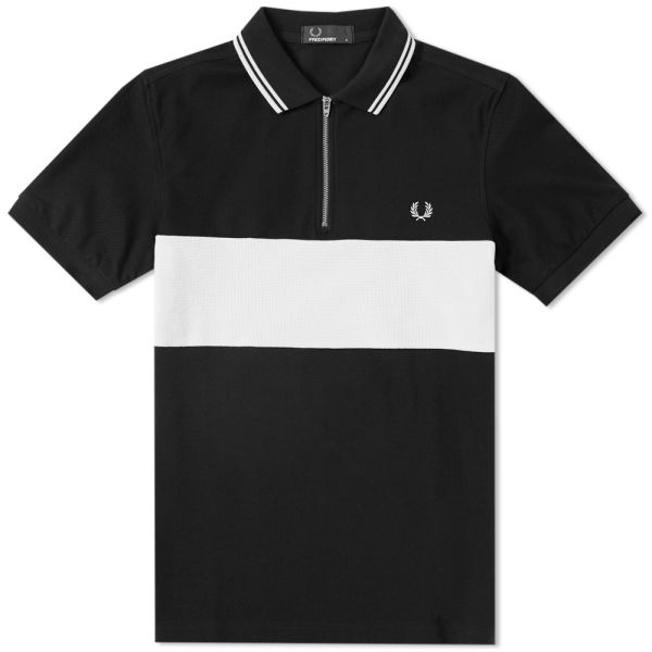 zip fred perry polo