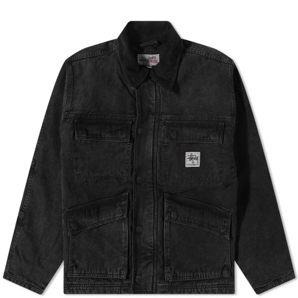 stussy washed chore jacket
