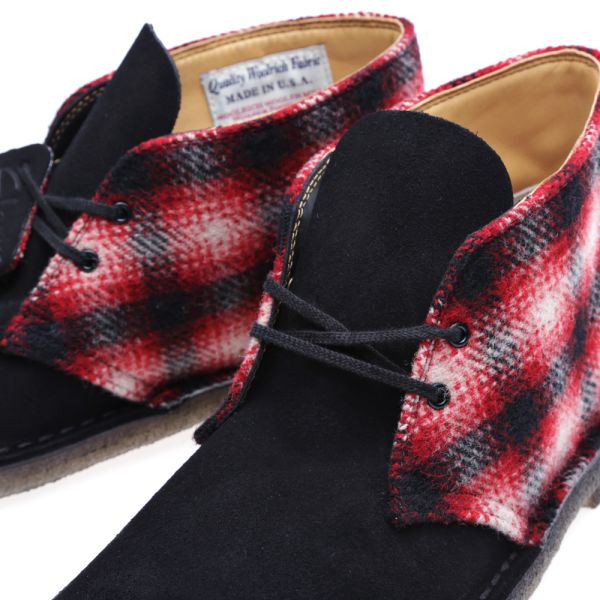 clarks desert boots red