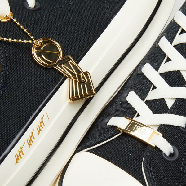 gold and silver converse