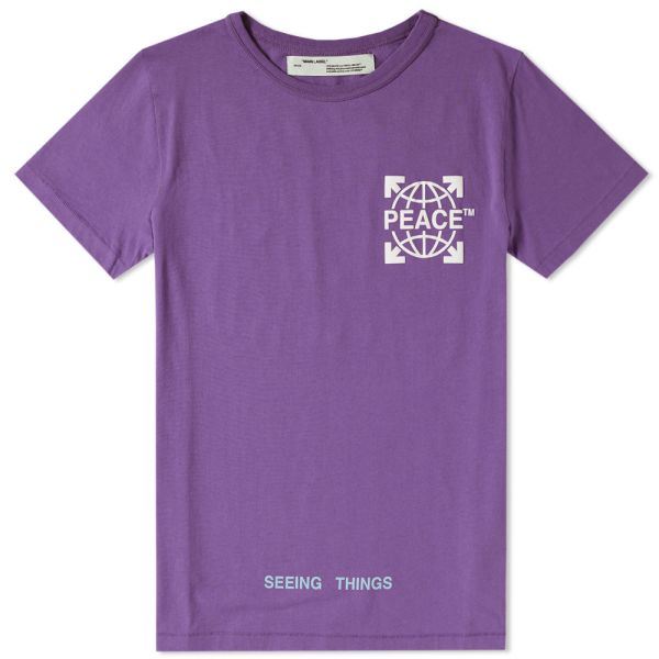 off white peace tee
