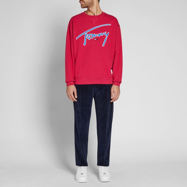 tommy jeans signature crew sweat