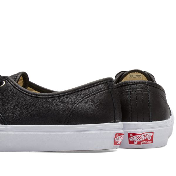 vans vault authentic black suede