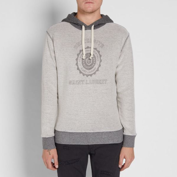 saint laurent universite hoodie