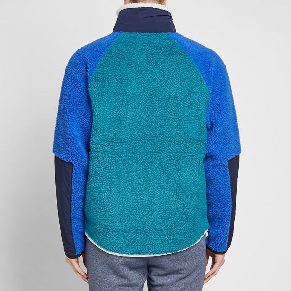 Nike winter sherpa zip through jacket in tealblue Nike winter sherpa zip through jacket in tealblue