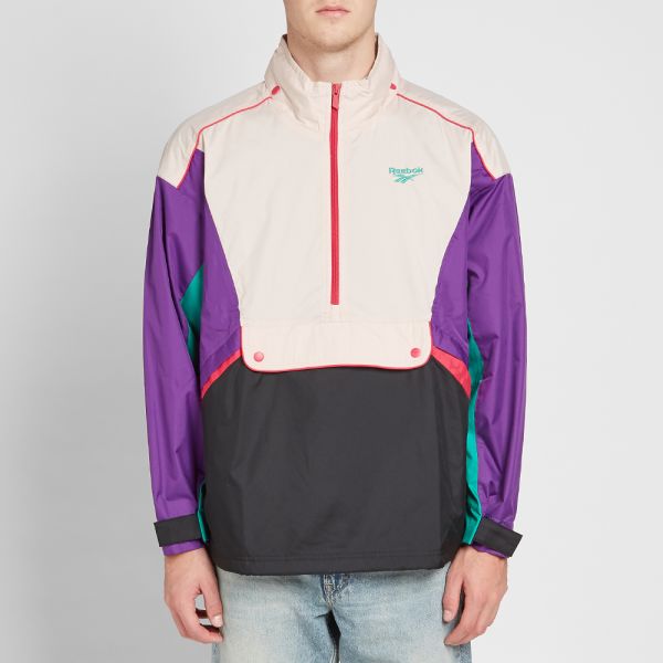 reebok classic jacket womens purple