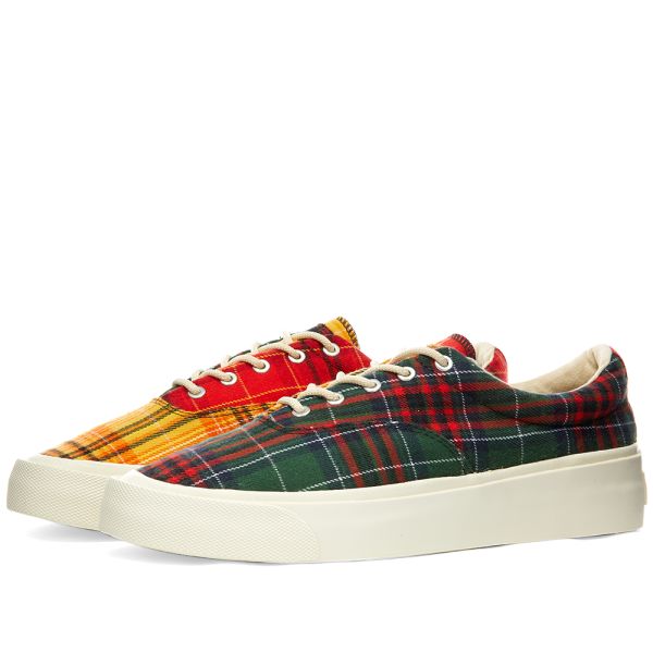 tartan platform converse