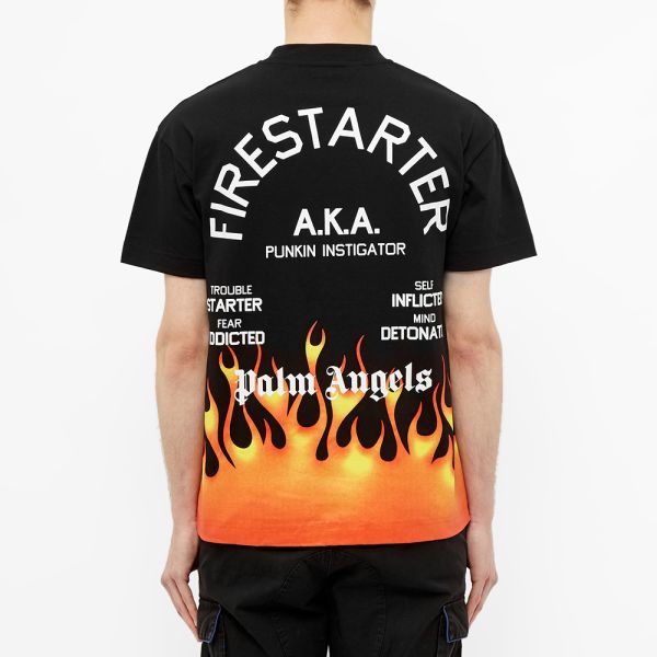 palm angels flame tee